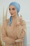 Felicia - Sky Blue Baumwolle Turban