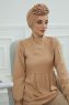 Kerstin - Sand Baumwolle Turban