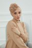 Kerstin - Sand Baumwolle Turban