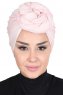 Sigrid - Altrosa Baumwolle Hijab - Ayse Turban