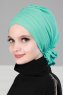 Monica - Türkis Baumwolle Turban - Ayse Turban