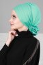 Monica - Türkis Baumwolle Turban - Ayse Turban