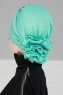 Monica - Türkis Baumwolle Turban - Ayse Turban