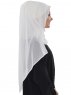 Evelina - Offwhite Praktisch Hijab - Ayse Turban