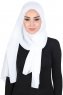 Joline - Weiß Premium Chiffon Hijab