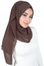 Joline - Braun Premium Chiffon Hijab