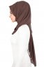 Joline - Braun Premium Chiffon Hijab