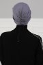 Fiona - Grau Baumwolle Turban - Ayse Turban