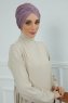 Fiona - Lilac Baumwolle Turban