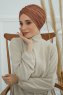 Fiona - Caramel Baumwolle Turban