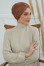 Fiona - Caramel Baumwolle Turban