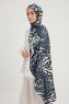 Ayten - Indigo Gemustert Hijab