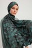 Banou - Benzinblau Gemustert Hijab