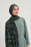 Banou - Benzinblau Gemustert Hijab