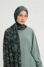 Banou - Benzinblau Gemustert Hijab