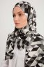 Banou - Schwarz Gemustert Hijab