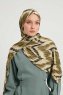 Tansu - Grün Gemustert Hijab