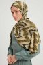 Tansu - Grün Gemustert Hijab