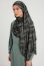Tansu - Schwarz Gemustert Hijab