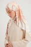 Ezmeray - Beige Gemustert Hijab