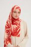 Ezmeray - Zimt Gemustert Hijab
