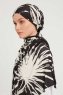 Ezmeray - Schwarz Gemustert Hijab