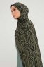 Hafiz - Grün Gemustert Hijab