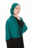 Farah - Dunkelgrün Jersey Hijab Kopftuch