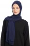 Chiffon Hijab - Navy Blau