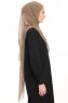 Chiffon Hijab - Dunkeltaupe