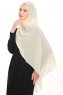 Chiffon Hijab - Leichte Beige