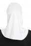 Yazmin - Weiß Amira Hijab Kopftuch Ready To Wear