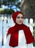 Alida - Bordeaux Baumwolle Hijab - Mirach