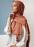 Alida - Terracotta Baumwolle Hijab - Mirach