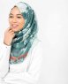 Aqua Abstract Print Viscose Hijab - Silk Route 5A404b