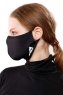 Asli - Schwarz Sport Gesichtsmaske / Gesichtsbedeckung