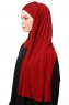 Asya - Bordeaux Praktisch Viscose Hijab