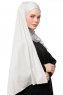 Asya - Hellgrau Praktisch Viscose Hijab