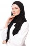 Asya - Schwarz Praktisch Viscose Hijab