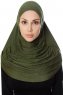 Ava - Khaki One-Piece Al Amira Hijab - Ecardin