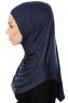 Ava - Navy Blau One-Piece Al Amira Hijab - Ecardin