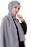 Ayla - Grau Chiffon Hijab