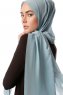 Ayla - Leichte Petrol Chiffon Hijab