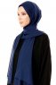 Ayla - Navy Blau Chiffon Hijab