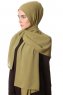 Ayla - Olivgrün Chiffon Hijab