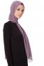 Ayla - Violet Chiffon Hijab