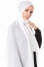 Ayla - Weiß Chiffon Hijab