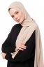 Aylin - Beige Medine Silk Hijab - Gülsoy