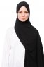 Aylin - Schwarz Medine Silk Hijab - Gülsoy