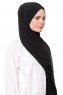 Aylin - Schwarz Medine Silk Hijab - Gülsoy